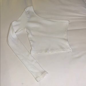 One sleeve crop top Size Small